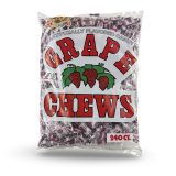 Albert's Fruit Chews – Classic Chewy Candy 240 Ct Bag | Individually Wrapped, Grape