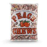 Albert's Fruit Chews – Classic Chewy Candy 240 Ct Bag | Individually Wrapped, Peach