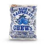 Albert's Fruit Chews – Classic Chewy Candy 240 Ct Bag | Individually Wrapped, Blue Raspberry