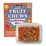 Assorted Tootsie Candy Coated Fruit Chews, Regular Size, 1 Lb Tubs