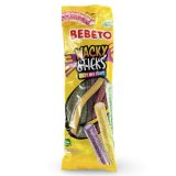 Bebeto Gummy  Wacky Sticks Fizzy Mix Fruit Candy, Halal Certified, 2.65 Oz (Case of 12)