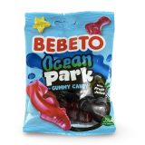 Bebeto Ocean Shapes Gummy Candy, Halal Certified, 2.8 Oz (Case of 12)