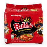 Buldak Spicy Chicken Ramen Korean Instant Noodles, 5 Pack | 2x Spicy