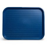Carlisle School Cafeteria Tray 18 x 14 Inch Non-Compartment Durable Tray | Blue