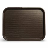 Carlisle School Cafeteria Tray 18 x 14 Inch Non-Compartment Durable Tray | Brown