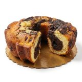 Carlotta's Bakery Authentic New York Round Coffee Cakes Bundle, Apple Cinnamon, Chocolate Marble and Cinnamon Walnut
