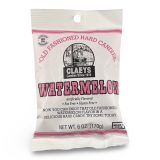 Claeys Old Fashioned Nostalgic Hard Candy – 6 oz Bags, 4 Pack | Watermelon