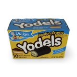 Drake's Snack Cakes Multipack Box, Boston Cream Yodels, 10 Count Box