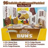 Fieldstone Bakery Variety Pack, Ultimate Assortment | Glazed Honey Buns, Donut Sticks, Fig Bars, Fudge Brownies, Oatmeal Cream Pies, Fudge Rounds