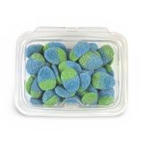 Fruit Flavored and Shaped Gummies, Blue Raspberry Filled, 1 lb. Tub