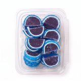 Gourmet Agar Jelly Fruit Slices, 1 lb Tub, Full Size, 20+ Fruit Flavors | Blueberry