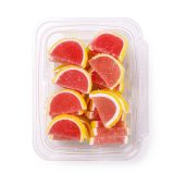 Gourmet Agar Jelly Fruit Slices, 1 lb Tub, Full Size, 20+ Fruit Flavors | Grapefruit