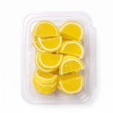 Gourmet Agar Jelly Fruit Slices, 1 lb Tub, Full Size, 20+ Fruit Flavors | Lemon