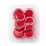 Gourmet Agar Jelly Fruit Slices, 1 lb Tub, Full Size, 20+ Fruit Flavors | Raspberry