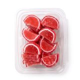 Gourmet Agar Jelly Fruit Slices, 1 lb Tub, Full Size, 20+ Fruit Flavors | Strawberry