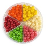 Gourmet Candy Gift Tray – 6 Compartment Premium Assortment | 6 Flavor Sours Chewy Candy