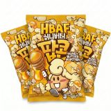 HBAF Korean Imported Exotic Popcorn,  3 Pack | Honey Butter