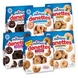 Hostess Donettes Variety Pack Big Bags 6 Flavors, Frosted, Double Chocolate, Old Fashioned, Honey Bun, Crunch & Churro