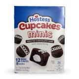 Hostess Snack Cakes Multipack Box, Chocolate Mini Cupcakes, 12 Count (6 2-Packs) Box