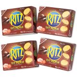 Imported Asian Ritz Crackers, Sandwiches & Bites 4 Pack | Japanese Ritz Chocolate Sandwich