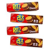 Imported Asian Ritz Crackers, Sandwiches & Bites 4 Pack | Korean Ritz Chocolate Sandwich