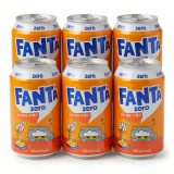 Imported Zero Sugar Sodas & Drinks 6 Pack | Fanta Zero Orange