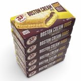 JJ's Bakery Classic Glazed Fruit & Cream Pies – 4 oz, 6 Pack | Boston Cream