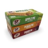 JJ's Bakery Fruit Pie Variety Pack, Apple, Cherry & Peach, 12 Individually Wrapped Snack Pies