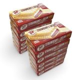 JJ's Bakery Snack Pie Duos, Strawberry & Cream, Pack of 12