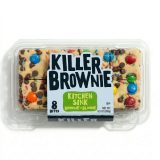 Killer Brownie Kitchen Sink Brownie Bites, 9 oz Tray (8 Bites) -  Blondie & Brownie with Caramel, Chocolate Chips, M&M’s & Sprinkles