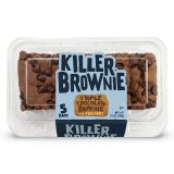 Killer Brownie Triple Chocolate Brownie Bars, 12 oz Tray (5 Count) - Chocolate Chip Brownies with Caramel & Extra Chocolate Chips