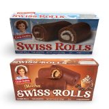 Little Debbie Swiss Roll Variety Pack, Classic Chocolate & Mocha Swiss Rolls, 2 Boxes, 24 Total Rolls