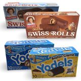 Little Debbie Swiss Rolls & Drake's Yodels Variety Pack, 4 Boxes Total Classic, Mocha & Boston Cream
