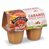 Musselman's Applesauce Cups | 1 Pack (4 Caramel Cups) 6 oz