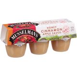 Musselman's Applesauce Cups | 1 Pack (6 Honey Cinnamon Cups) 4 oz