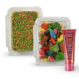 Nerds Cluster Candy Making Kit, 1 lb Gummy Mix + Baby Nerds + Strawberry Sour Ooze