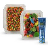 Nerds Cluster Candy Making Kit, 1 lb Gummy Mix + Regular Nerds + Blue Raspberry Sour Ooze