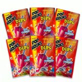 Pop Rocks Popping Candy, Gum & Dips 6 Pack | Dips Sour Strawberry