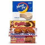 Snack Cake Variety Pack, Moon Pie Double Decker Vanilla, Little Debbie Boston Creme Pies, Fudge Rounds & Oatmeal Creme Pies, 32 Individually Wrapped Treats