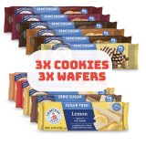 Voortman Sugar Free Cookies & Wafers Variety Surprise Pack – 3 Unique Cookies & 3 Unique Wafers | 6 Pack Rotating Flavors