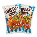 Turtle Chips Korean 4-Layer Crispy Snack Chips, 2 Pack | Caramel Popcorn