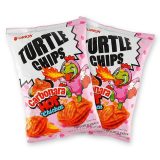 Turtle Chips Korean 4-Layer Crispy Snack Chips, 2 Pack | Carbonara Hot Chicken