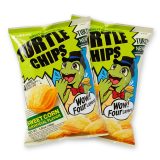 Turtle Chips Korean 4-Layer Crispy Snack Chips, 2 Pack | Sweet Corn