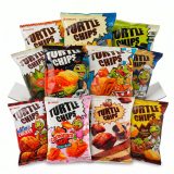 Turtle Chips Korean 4-Layer Crispy Snack Chips Variety Pack 11 Flavors, Imported Korean Snack Assortment