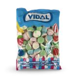 Vidal Imported 1 Kg Bags (2.2 Lbs) Swedish Scandinavian Candy | Foam Seashells