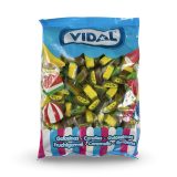 Vidal Imported 1 Kg Bags (2.2 Lbs) Swedish Scandinavian Candy | Kiwi Licorice Slices