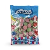 Vidal Imported 1 Kg Bags (2.2 Lbs) Swedish Scandinavian Candy | Sour Watermelon Bombs