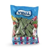 Vidal Imported 1 Kg Bags (2.2 Lbs) Swedish Scandinavian Candy | XL Sour Watermelon