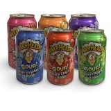 Warheads Flavored Soda Drinks, 6 Cans Per Order | 6 Flavor Variety