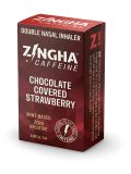 Z!NGHA Double Herbal Inhalers | Aromatherapy Nasal Inhaler, Caffeinated Choc Strawberry